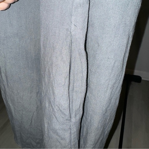 New Umgee Grey One Shoulder Off The Shoulder Flowy Dress Size Large - Picture 7 of 8